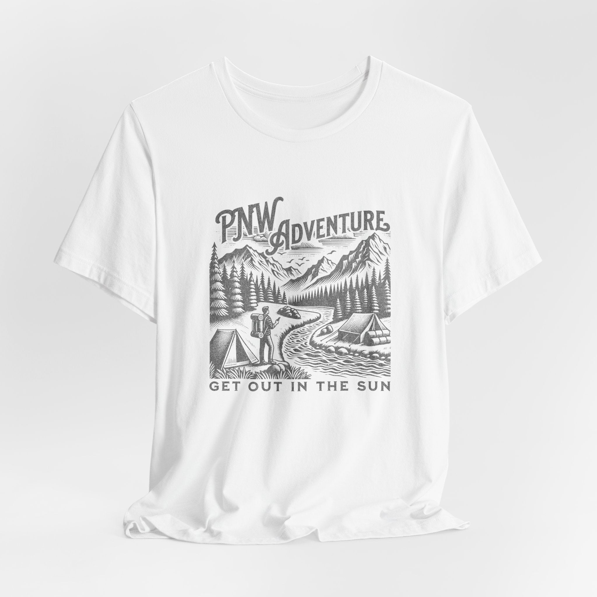 PNW Outdoors Graphic T-Shirt – Unisex Adventure Tee